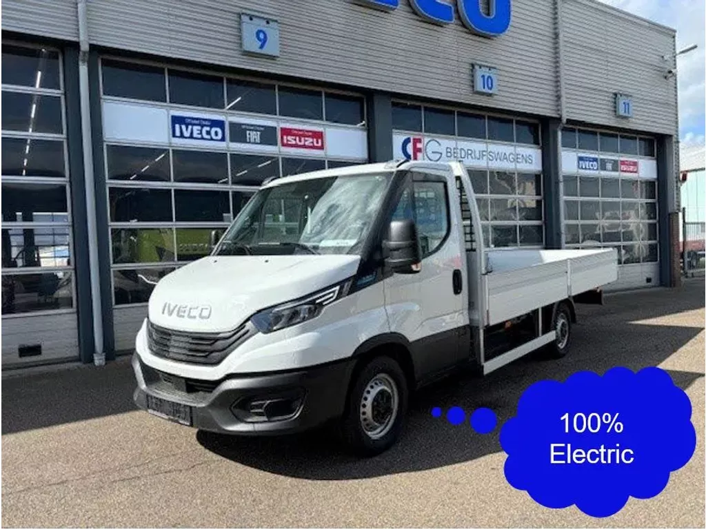 Iveco Daily Electric 38S14E 74 kW open laadbak